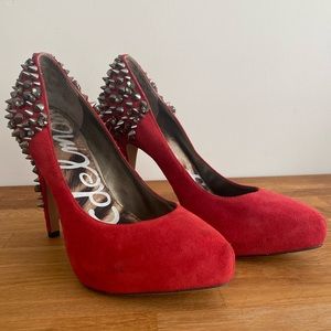 Sam Edelman Suede Studded Heels
